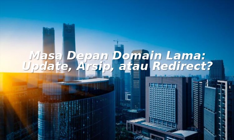 masa depan domain lama: update, arsip, atau redirect?