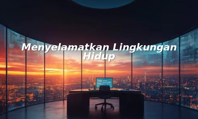 menyelamatkan lingkungan hidup